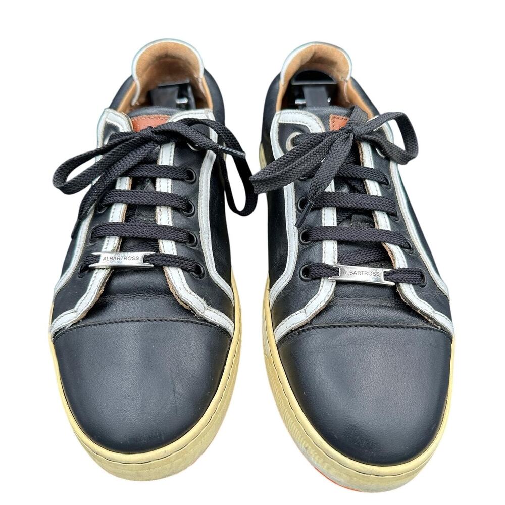 Royal Albatross Club Croco Black Golf Women’s Shoes Spikeless Handmade Size 9